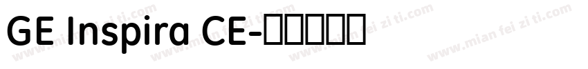 GE Inspira CE字体转换